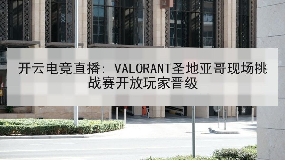 开云电竞直播: VALORANT圣地亚哥现场挑战赛开放玩家晋级